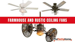 Ceiling fan accessories and parts. Farmhouse And Rustic Ceiling Fans