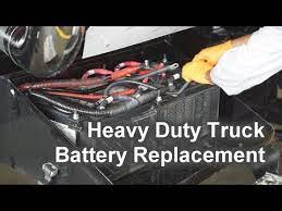 Semi truck trailer plug wiring diagram. Heavy Duty Truck Battery Replacement The Battery Shop Youtube