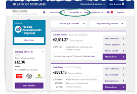 You might be asked to trust your device. Bank Of Scotland Your Personal Details Quick Tour