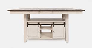 Shop dining room tables and other modern, antique and vintage tables from top sellers and makers around the world. Jofran Madison County 1706 72t B High Low Dining Table Dunk Bright Furniture Kitchen Tables