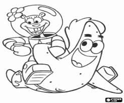 Printable coloring sheets for free you can come back to print and color again and again. Patrick Star And Sandy Cheeks Coloring Page Printable Game