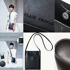 plain people cross body bag book 價錢 hkd 159 細節 書一本附錄黑色斜揹袋又plain 又實用 hoebuy hoebuya hoebuy寶島社store japan crossbody bag instagram posts school bags