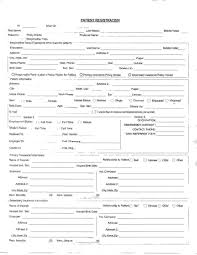 Patient Registration Forms Doctor Offices Registration Form Order Form Template Doctor Medical