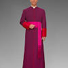 Anglican cassock clergy robe men women priest pulpit costume altar server vestments chasubles black/white/red. 1