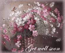Sending hugs and well wishes! send an upbeat, friendly note with upbeat, friendly flowers! Get Well Flowers Gifs Tenor