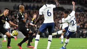 Tottenham will take on manchester city at home in one of the most interesting matches in the premier league this weekend. Tottenham Hotspur 2 0 Manchester City Steven Bergwijn Scores Superb Debut Volley As Spurs Win Bad Tempered Affair Bbc Sport