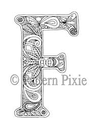 There are alphabet coloring pages for children, preschoolers and adults on coloringpagesonly.com, enjoy! Alphabet Colouring Page For Adults Colouring Page For Digital Etsy In 2021 Alphabet Coloring Page Letters Coloring Pages Lettering Alphabet