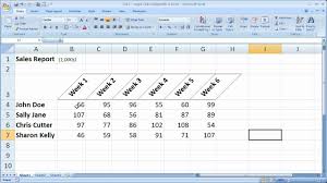 Words are to be picked from database on run time therefore there is not enough prior knowledge of what and how long the words would be. Excel Formatting Tip 7 Angle Cells Diagonally In Excel Make Better Looking Reports And Tables Youtube