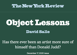 Cant touch this cactus popsocket. Object Lessons David Salle On Donald Judd Thaddaeus Ropac