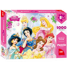 If you're a fan of disney, you will love this puzzle. 1000 Pieces Disney Princess Puzzle