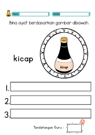 Minggu ini tema anggota badan. Lembaran Kerja Prasekolah Membina Ayat Mudah Berdasarkan Gambar Kitpramenulis