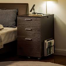 木製デスクワゴン 3段 木製 ブラウン カバン置き フック付き チェスト キャビネット キャスター付き 100 snw020brの販売商品 通販ならサンワダイレクト キャビネット ワゴン チェスト