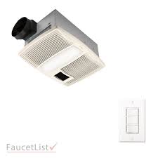 Broan Qtx110hl Ceiling Mount Ultra White Silent Bathroom Exhaust Vent Faucetlist Com