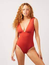 The Mykonos Flat Black Classic Large Bust Swimsuit Swimsuits For Big Bust Swimsuits