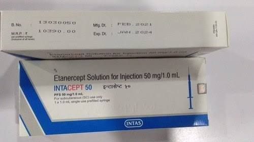 Liquid Etanercept Solution For Injection 50 Mg at Best Price in Nagpur | Smits Healthcare