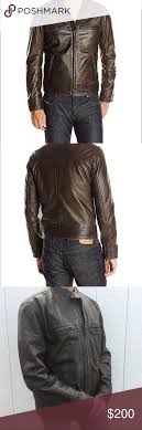 Lucky Brand Booneville Leather Jacket Leather Jacket Lucky Brand Washed Leather Jacket