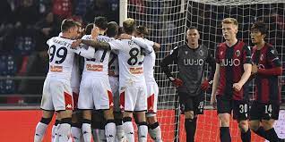 What is the departure train station in bologna and arrival train station in genoa? Highlights Serie A Bologna 0 3 Genoa Bola Net
