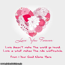 Forever and always i am keeping you. I Love U Forever Quotes For Him Her With Lover Name