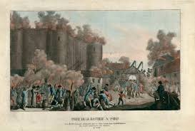 The storming of the bastille on 14 july 1789 (prise de la bastille le 14 juillet 1789) artist: 14 Juillet 1789 Clioweb Le Blog