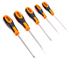 Double grip screwdriver set, 7 pc. Slotted Phillips Screwdriver Set With Rubber Grip 5 Pcs Bahco Bahco International