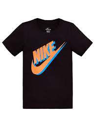 Black Red And Blue Nike Shirt Nike Sportswear Kids Large Futura 3d Logo Tee Black Red Blue Logo Tees Black And Red Black Tee