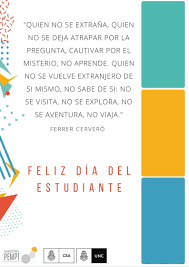Aunque la efeméride exacta que se observa difiere en mientras que en méxico se remonta al año 1929 cuando los estudiantes de la ahora universidad nacional autónoma de méxico, se lanzaron a. Tarjeta Dia Del Estudiante Maestria Pempt By Florenciascida On Genially