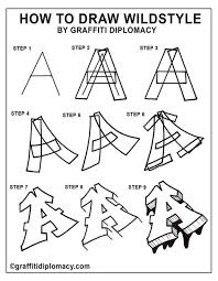 Graffiti can have different styles. Wildstyle How To Draw Graffiti Wildstyle Graffiti Diplomacy Learn Graffiti Graffiti Art Letters Graffiti Wildstyle Graffiti Lettering Alphabet