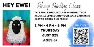 Hey Ewe! Sheep Painting at Stephenson County Fair