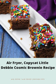 Air Fryer Copycat Little Debbie Cosmic Brownie Recipe Fork To Spoon Recipe In 2020 Brownie Recipes Air Fryer Recipes Dessert Cosmic Brownies