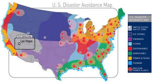 Us Disaster Avoidance Map Las Vegas Tornados Vegas