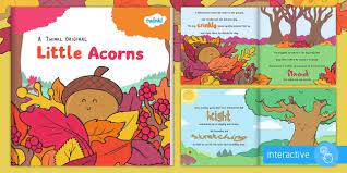 Perfect any time you want to have squirrely fun, but especially fun in a fall, animal or counting story time! Little Acorns Ebook Oak Tree Life Cycle Story