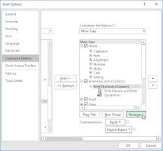 Ribbon In Excel Custom Ribbon Excel