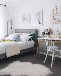 Would Love It A Little More Cost I E Not White Walls Maybe Some Wallpaper Instead And Proper Shelving And Teenage Room Decor Bedroom Makeover Bedroom Design