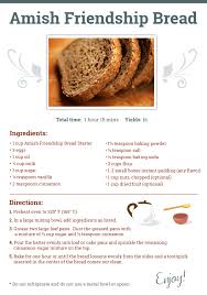 Amish friendship bread is one of those great starters that you can share every 10 days. Traditional Amish Recipes Amish Outlet Store