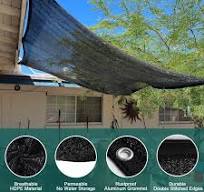 Amazon.com : LOVE STORY 8x8FT 90% Black Garden Shade Cloth ...