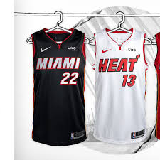 The miami heat revealed their vice versa jerseys on wednesday, writing the look is fit for the future. the vice city edition jerseys are blue and pink ombre and black accents. Heat Jersey Patch Changes To Ukg Hot Hot Hoops