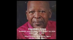 Herman Epps's Instagram, Twitter & Facebook