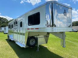 2014 sundowner living quarters 4 horse slant load trailer. Coast To Coast Truck Trailer Sales Inc