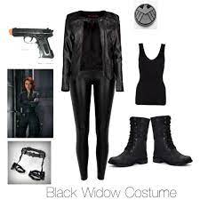 Black Widow Costume Diy Party Partyideas Black Widow Costume Black Widow Halloween Costume Marvel Inspired Outfits
