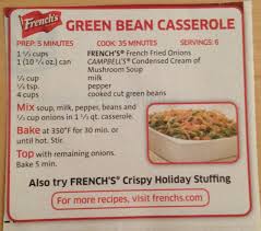 French S Green Bean Casserole Frenchs Green Bean Casserole Green Bean Casserole Greenbean Casserole Recipe