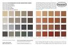 Brickform color chart