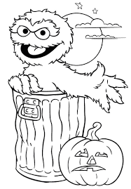 When you're done with these, we also have adorable disney halloween coloring pages and regular halloween coloring pages for kids and for adults. Oscar The Grouch Halloween Coloring Page Free Halloween Coloring Pages Halloween Coloring Sheets Halloween Coloring Pages Printable