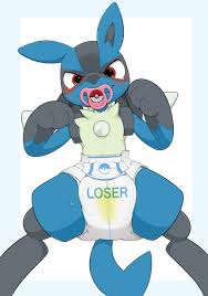 Rule 34 - Anthro Blush Diaper Diaper Only Humiliation Lucario Male Male  Focus Male Only Nyanyakotarou Pacifier Peeing Peeing Self Pokémon (species)  Pokemon Pokemon (species) Solo Solo Focus Solo Male Spikes Sweat