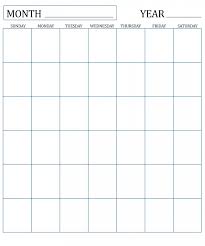 Blank Monthly Calendar For 2017 Empty Blank Monthly Calendar Blank Calendar Printable Blank Calendar
