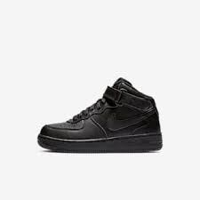 What kind of shoes do men wear with high tops? Black Air Force 1 Shoes Nike Com