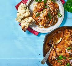 Sliced roasted chicken with tomatoes and chives. Chicken Recipes Bbc Good Food
