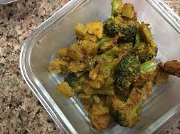 Kumkum S Food Indian Style Broccoli With Potatoes Spicy Potato Broccoli Recipes Broccoli Food