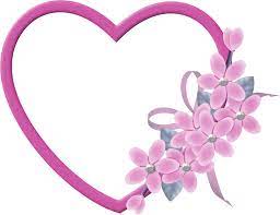 Large Pink Heart Transparent Frame With Pink Flowers Gallery Yopriceville High Quality Images And Transparent Png Pink Heart Heart Frame Clip Art Freebies