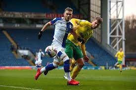 Marco stiepermann (norwich city) left footed shot from outside the box to the bottom right corner. Blackburn Rovers 1 2 Norwich City Reaction From Tony Mowbray After Another League Defeat Lancslive