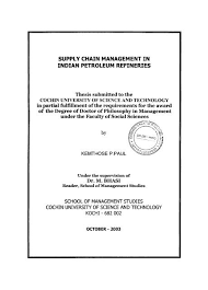 For deeper sources, check out our many of these items are u.s. Supply Chain Management In Indian Petroleum Refineries